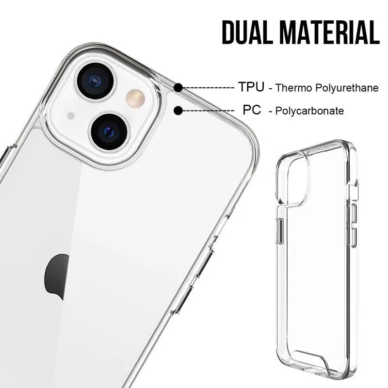 Чохол TPU Space Case transparent для Apple iPhone 15 Plus (6.7