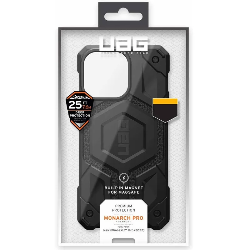 Протиударний чохол UAG Monarch Pro with MagSafe Leather для Apple iPhone 15 Plus / 14 Plus (6.7