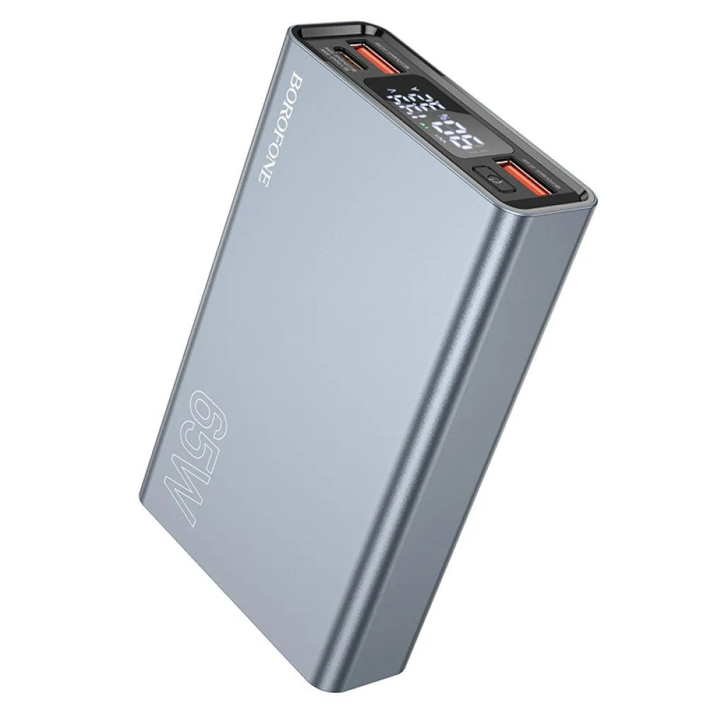 Power Bank Borofone BJ40 Happy way 65 W 15000 mAh Колір Сірий