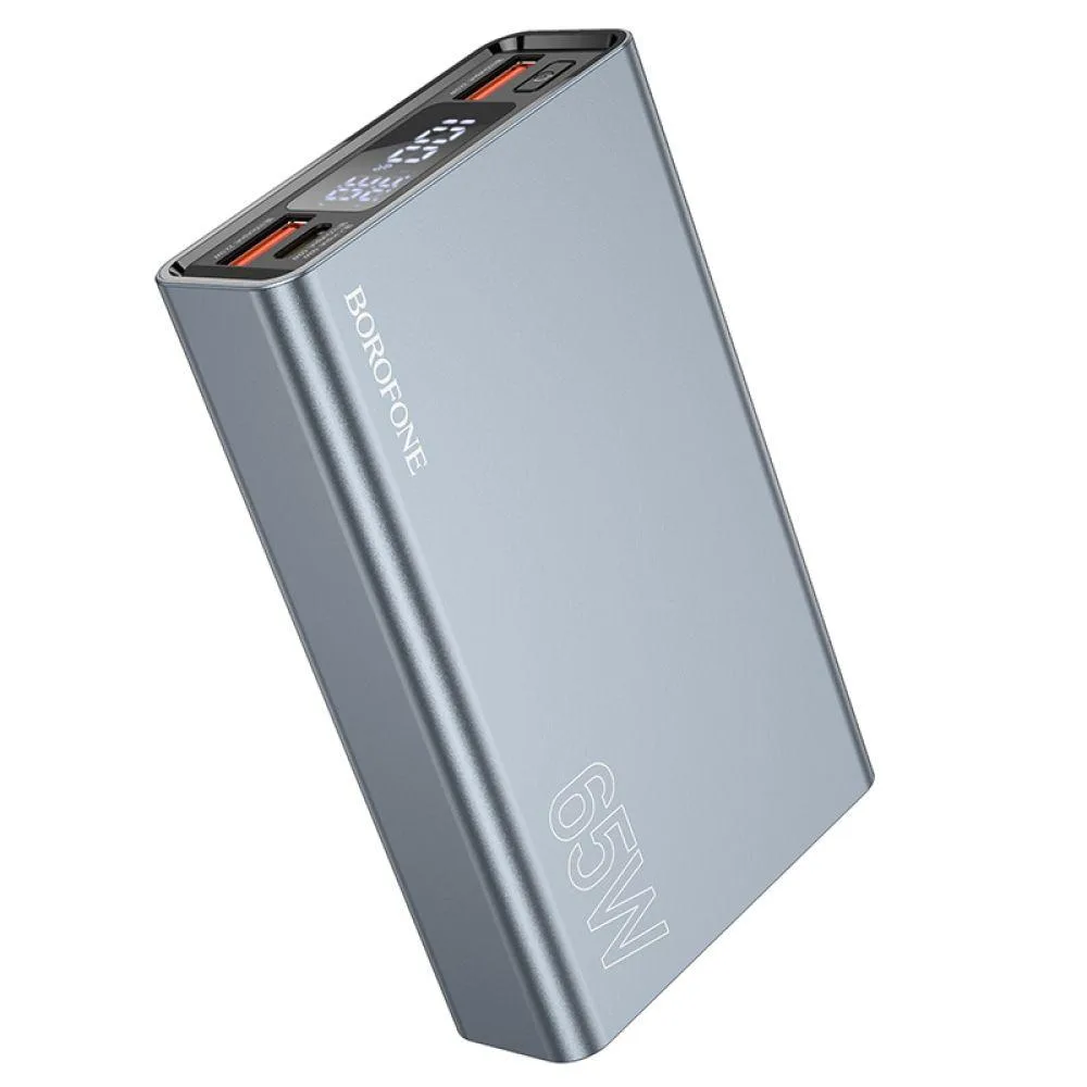 Power Bank Borofone BJ40 Happy way 65 W 15000 mAh Колір Сірий
