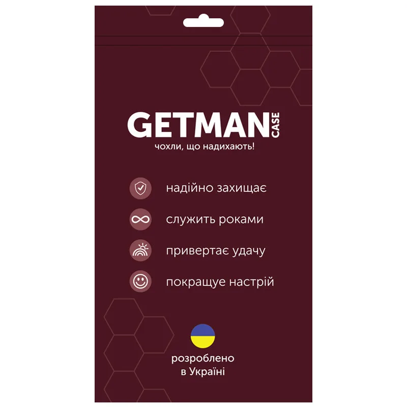 TPU чохол GETMAN Ease logo посилені кути для Apple iPhone 15 Pro (6.1