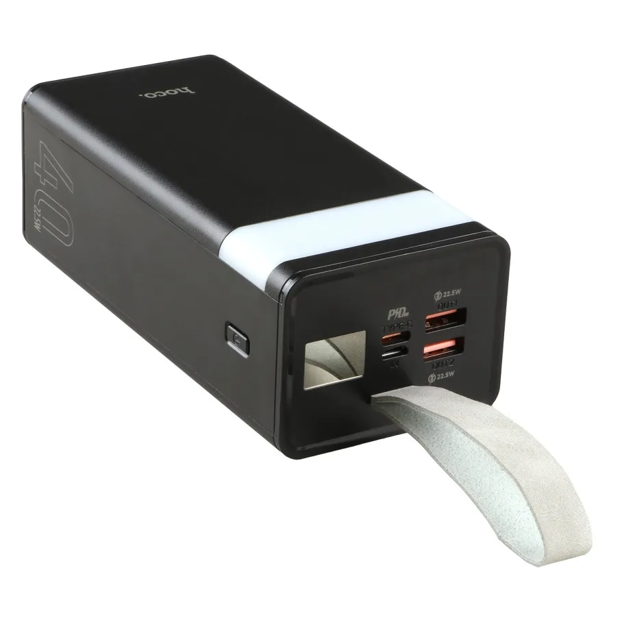 Універсальна Мобільна Батарея Power Bank Hoco J86 Powermaster 22.5W fully compatible 40000 mAh Чорний
