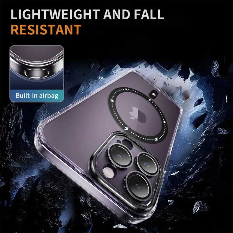 Чохол TPU+PC Colorful with MagSafe для Apple iPhone 14 Pro (6.1