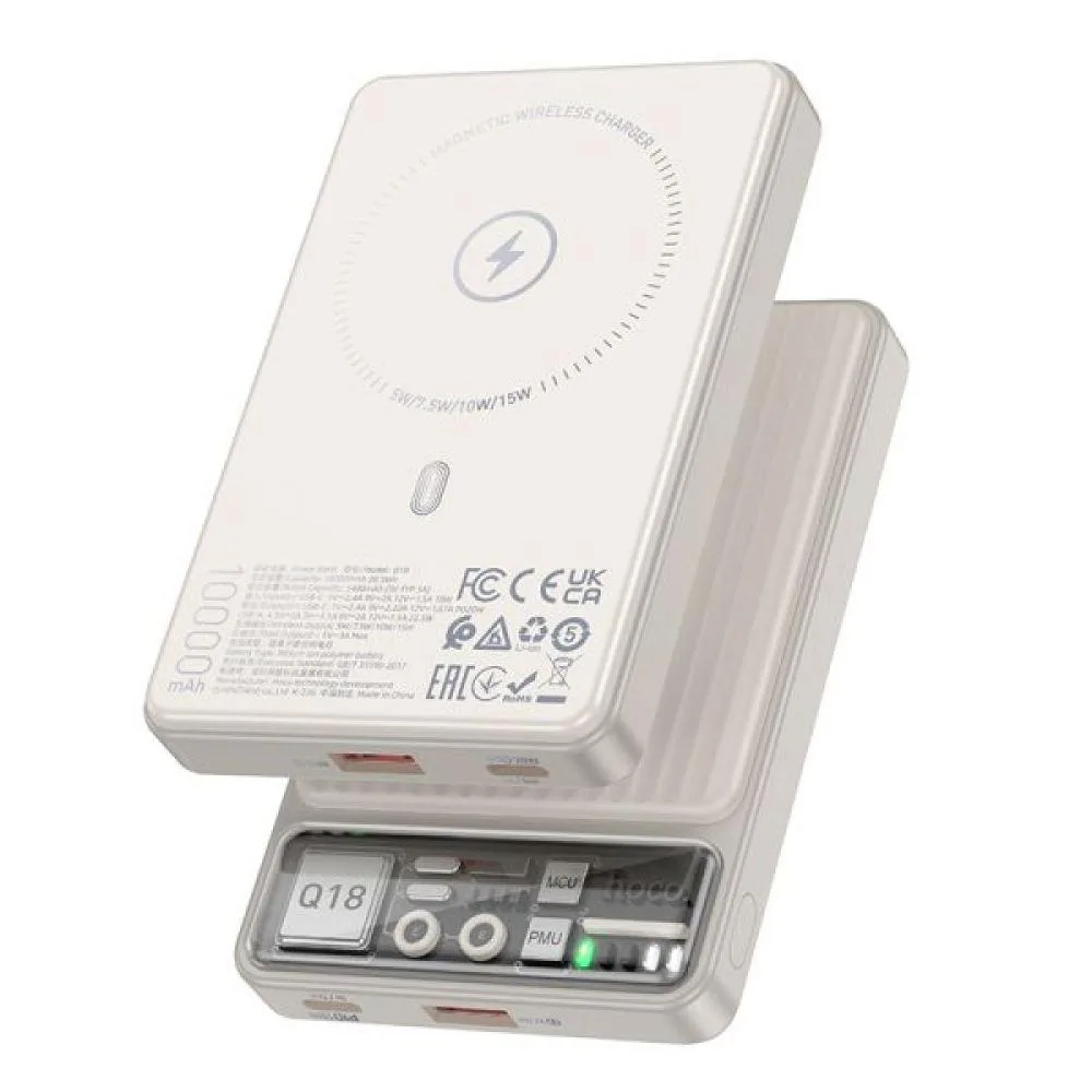 Power Bank Hoco Q18 Tourer 22.5W with magnetic 10000mAh Цвет Синий