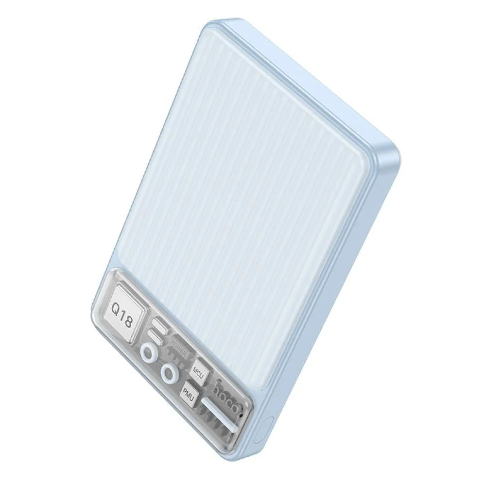 Power Bank Hoco Q18 Tourer 22.5W with magnetic 10000mAh Цвет Синий