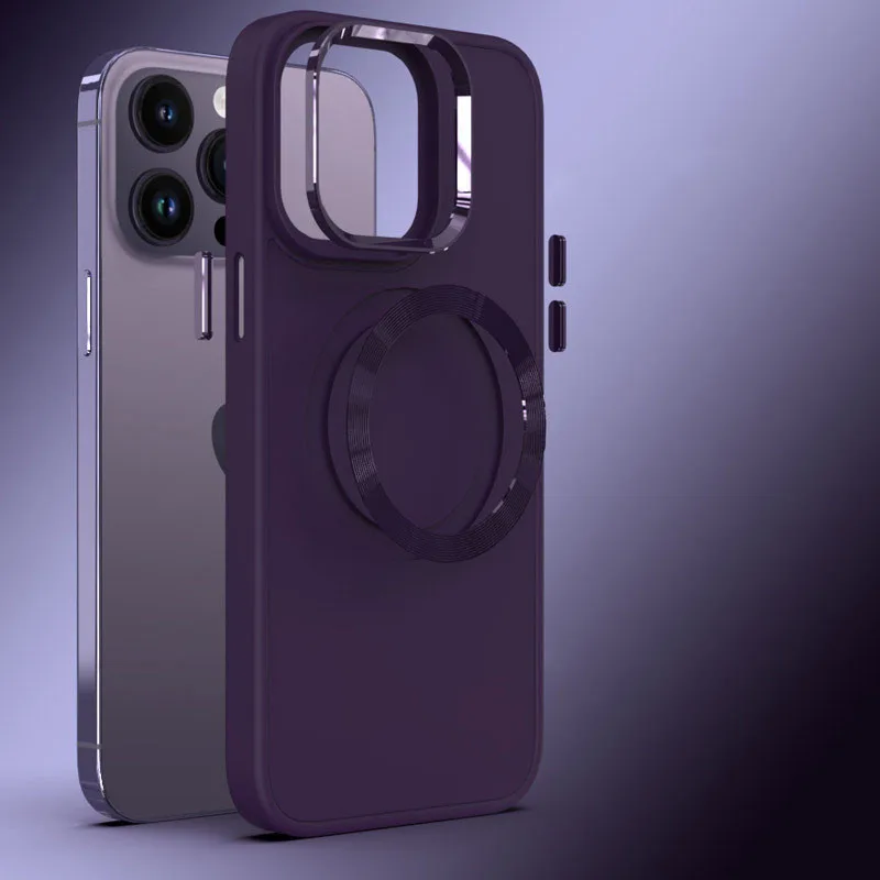 TPU чохол Bonbon Metal Style with MagSafe для Apple iPhone 14 Pro Max (6.7