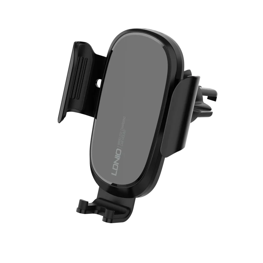 Автомобільний Зарядний Пристрій - Автотримач LDNIO MW21 Wireless 15W Чорний