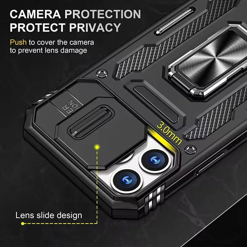 Протиударний чохол Camshield Army Ring для Apple iPhone 13 Pro Max (6.7