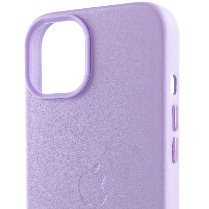 Шкіряний чохол Leather Case (AA Plus) with MagSafe для Apple iPhone 14 (6.1