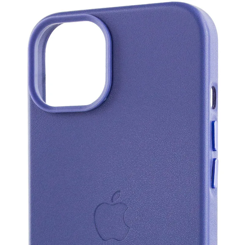 Шкіряний чохол Leather Case (AA Plus) with MagSafe для Apple iPhone 14 (6.1