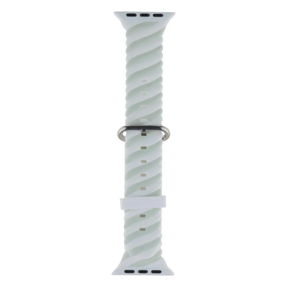Ремінець Colour Bar для Apple Watch 42/44/45/49 mm Колір 2, Біло-рожевий