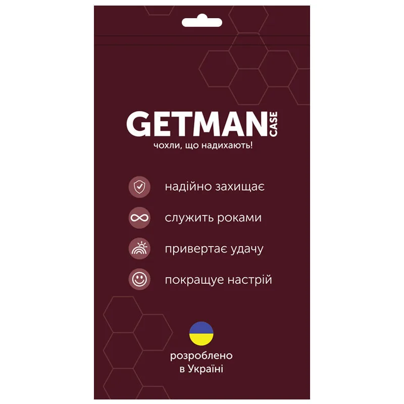 TPU чохол GETMAN Ease logo посилені кути для Apple iPhone 14 Pro (6.1