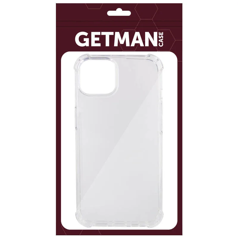 TPU чохол GETMAN Ease logo посилені кути для Apple iPhone 14 Plus (6.7