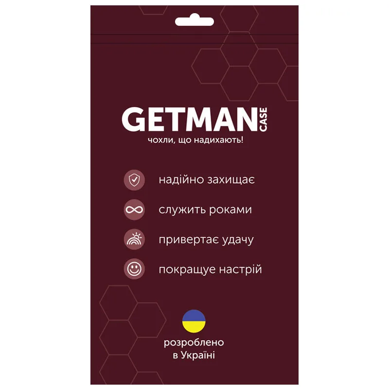 TPU чохол GETMAN Ease logo посилені кути для Apple iPhone 14 (6.1