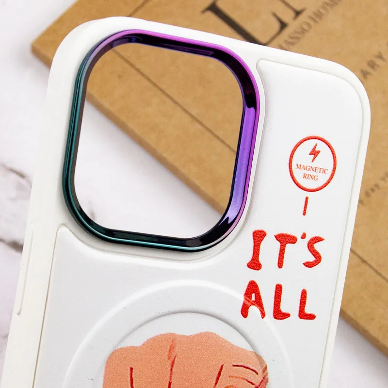 TPU+PC чохол Funny pictures with MagSafe для Apple iPhone 13 Pro (6.1