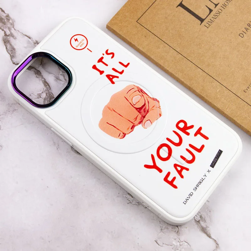 TPU+PC чохол Funny pictures with MagSafe для Apple iPhone 12 Pro / 12 (6.1