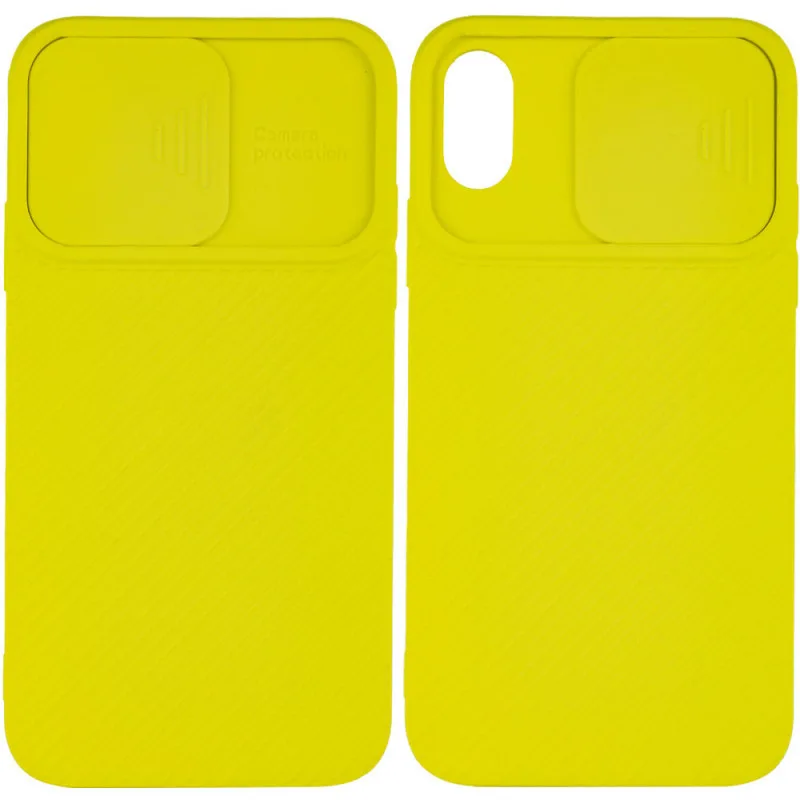 Чохол Camshield Square TPU зі шторкою для камери для Apple iPhone XS Max (6.5