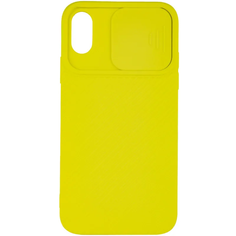 Чохол Camshield Square TPU зі шторкою для камери для Apple iPhone XS Max (6.5
