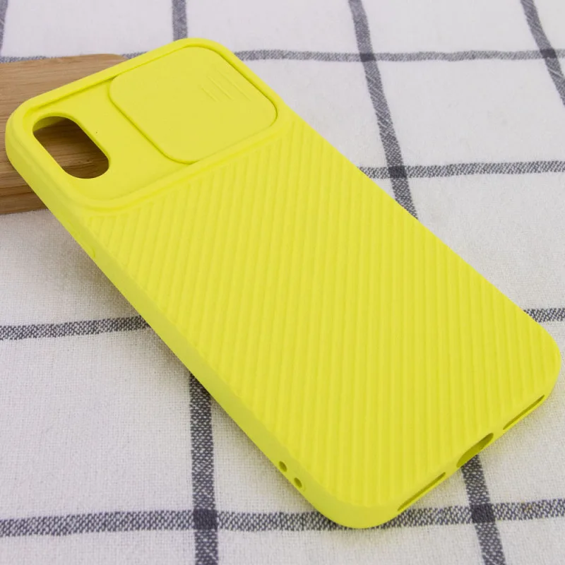 Чохол Camshield Square TPU зі шторкою для камери для Apple iPhone XS Max (6.5