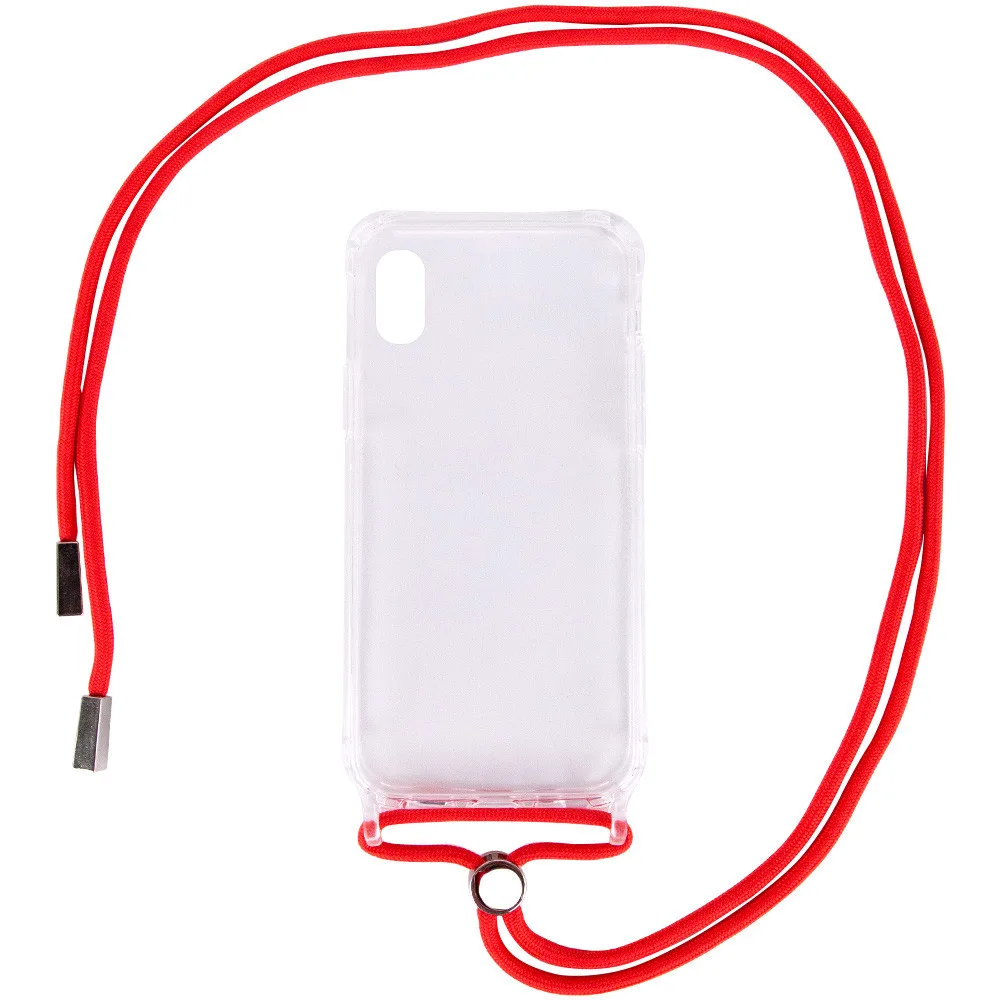 Чохол TPU Crossbody Transparent для Apple iPhone XS Max (6.5