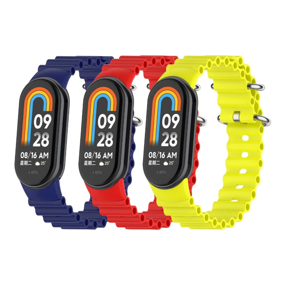 Ремінець для Xiaomi Mi Band 8/9/10 Ocean band Blue sea