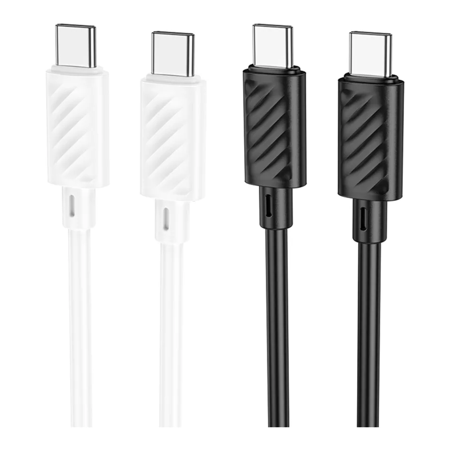 Кабель USB Hoco X88 Gratified 60W Type-C to Type-C 2m Чорний