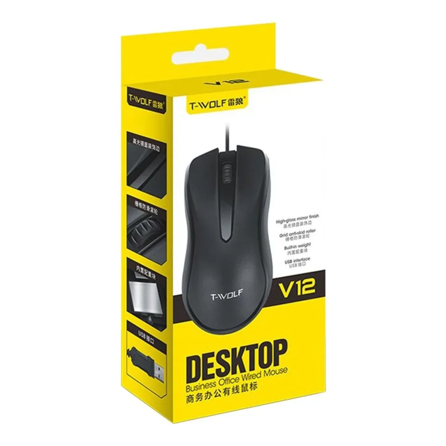 USB Мышь TWolf V12 Черный