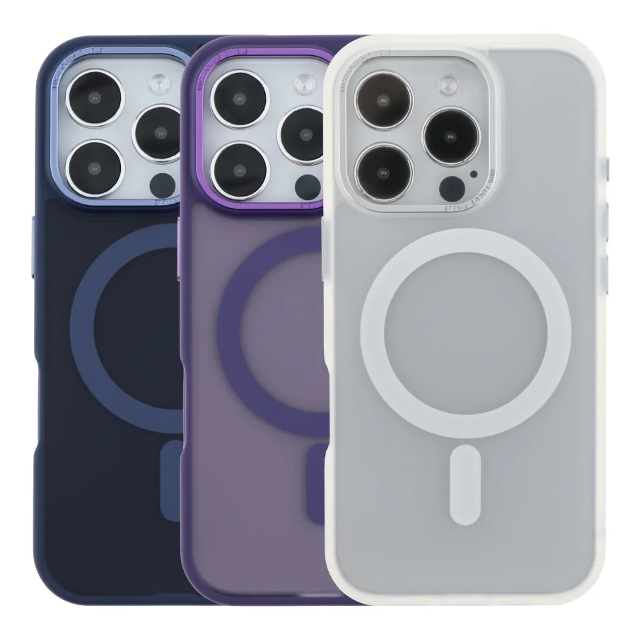 Чохол TPU+PC Goldencis Matte with MagSafe для iPhone 17 Pro Dark Blue