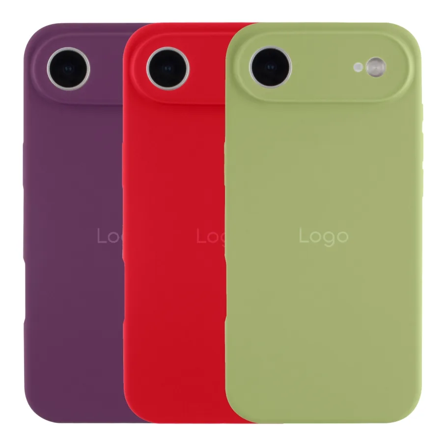 Чохол Silicone Case Full Size with Frame для iPhone 17 Air 68.Blackcurrant