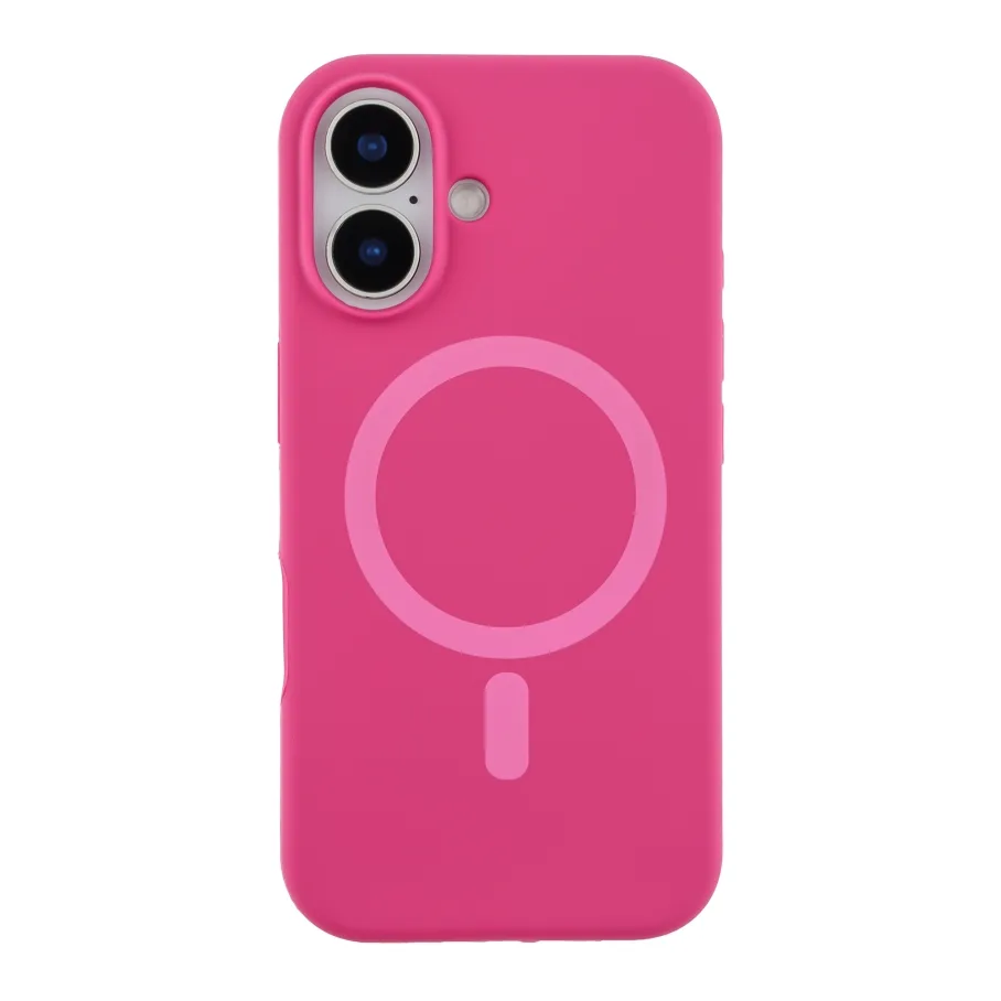 Чохол Glow Silicone Case with Magsafe для iPhone 16 Manyue Red