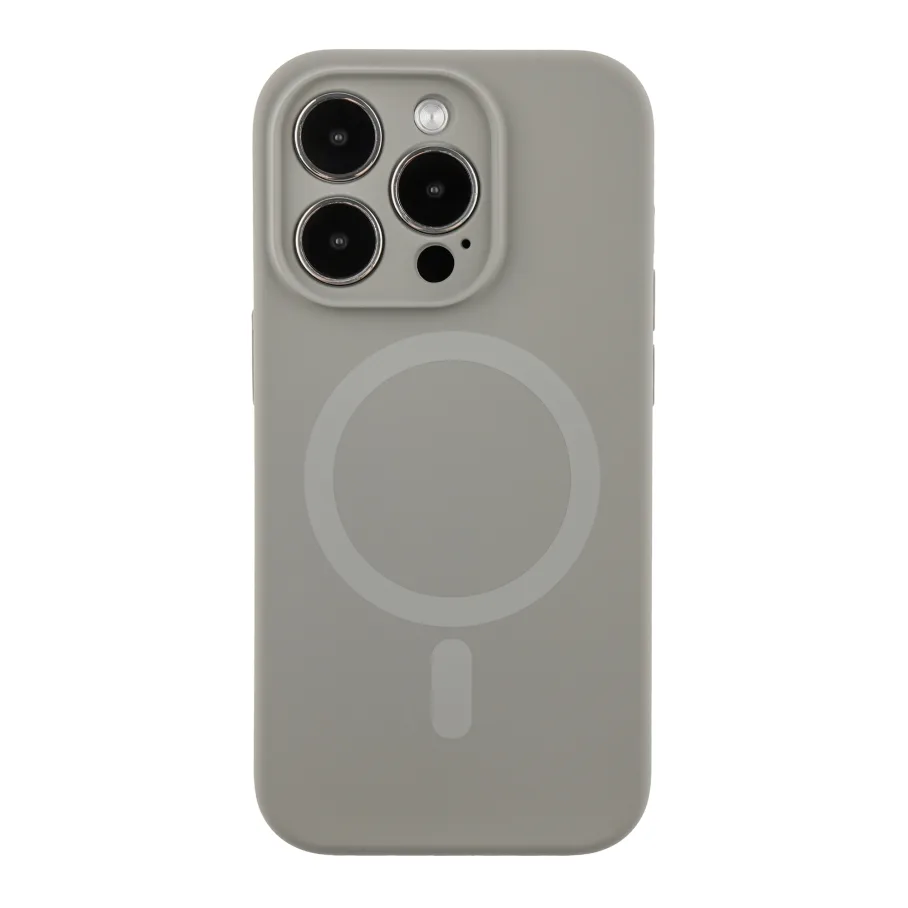 Чохол Glow Silicone Case Full Camera with Magsafe для iPhone 14 Pro Max Titanium Grey