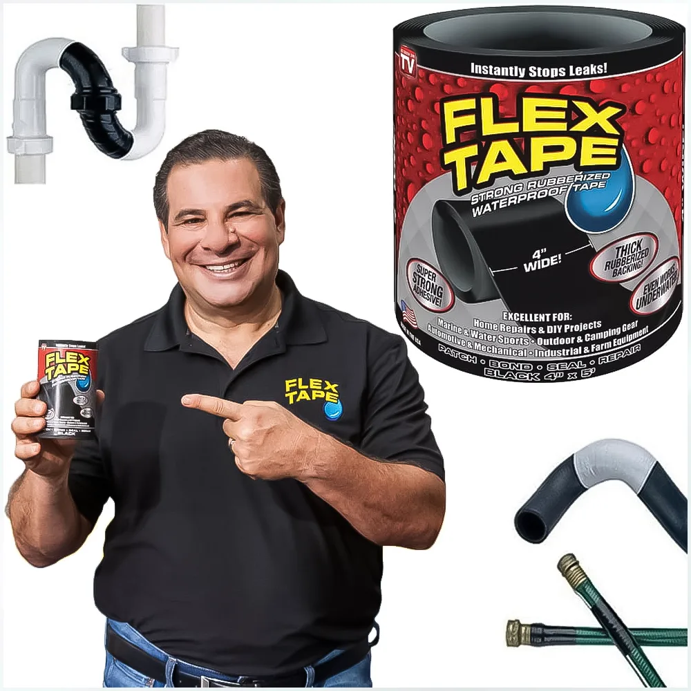 Водонепроникна ізоляційна надміцна скотч-стрічка Flex Tape
