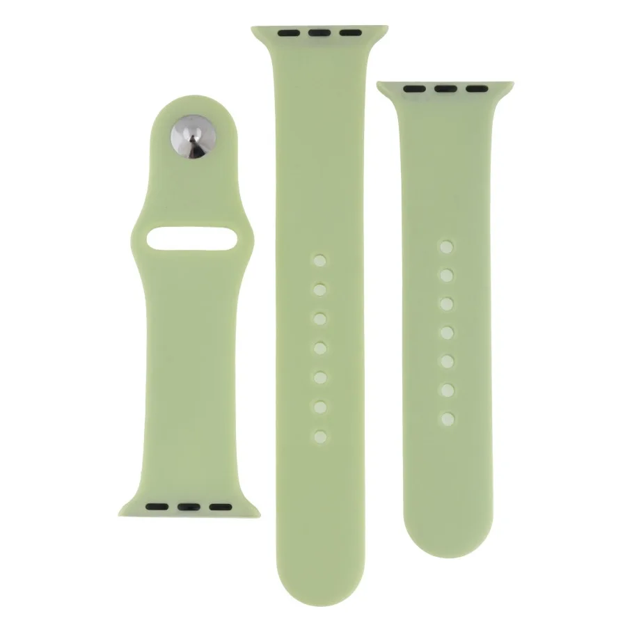 Ремінець для Apple Watch Band Silicone Two-Piece 38/40/41 mm 61.Avocado Green