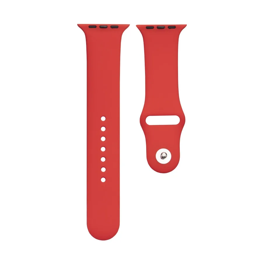Ремінець для Apple Watch Band Silicone One-Piece Size-S 38/40/41 mm 14.Red