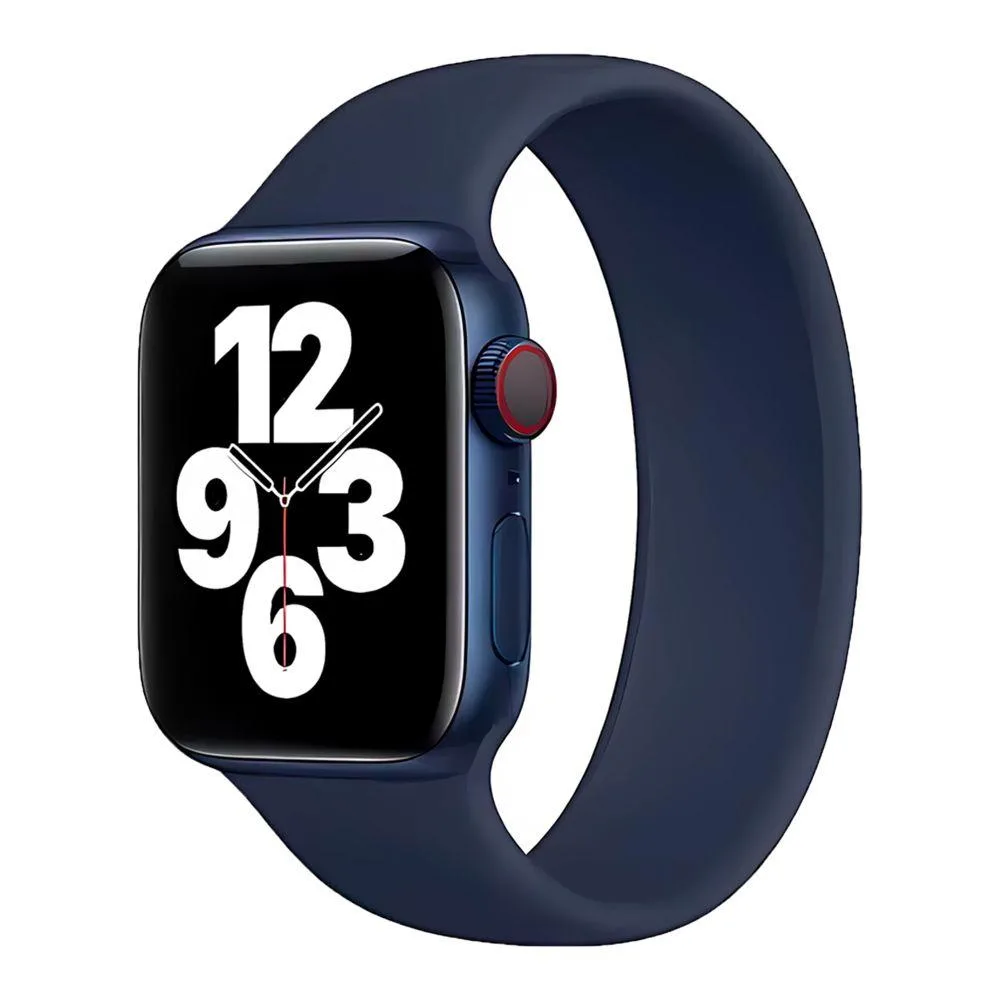 Ремінець для Apple Watch Band Silicone Mono Size 38 / 40 mm M Колір Жовтогарячий