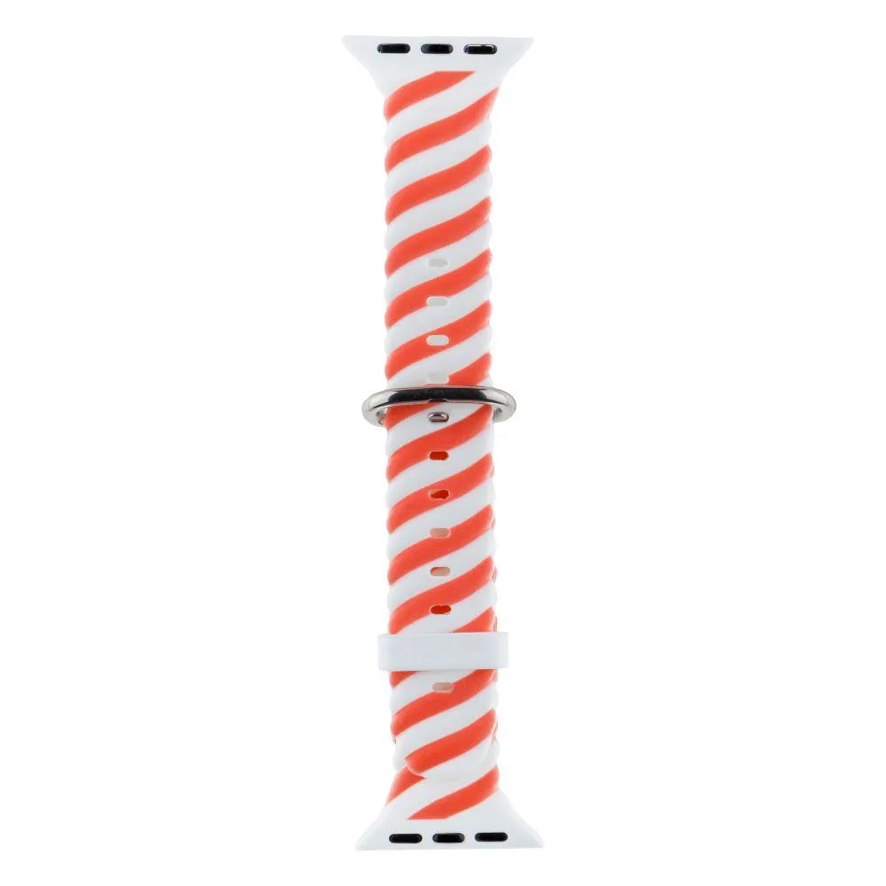Ремінець Colour Bar для Apple Watch 38/40/41 mm Колір 8, Чорно-бузковий