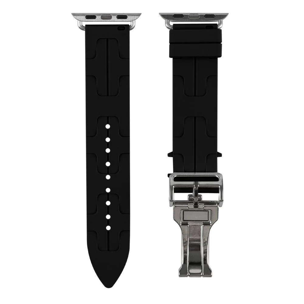 Ремінець для Apple Watch Hermes 42/44/45/49 mm Колір Cloud Grey
