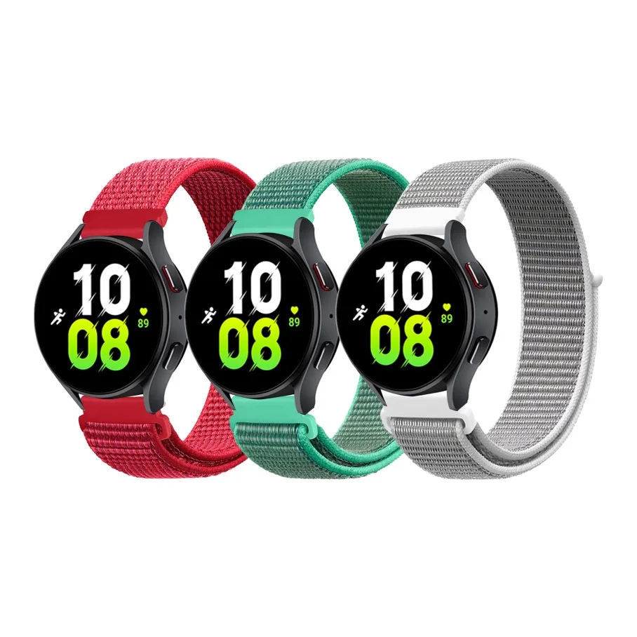 Ремінець Универс 20mm Nylon для Samsung/Amazfit/Huawei Red