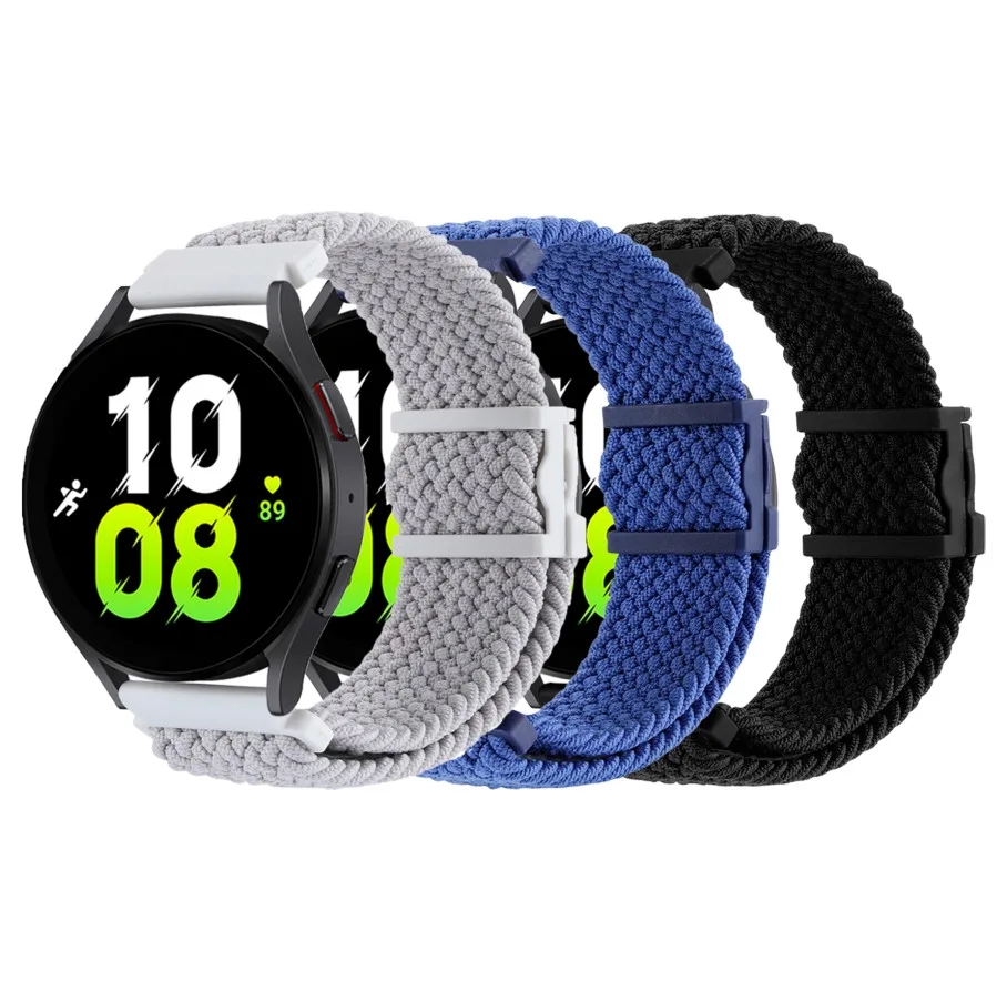 РемінецьУниверс 20mm Elastic Adjustment для Samsung/Amazfit/Huawei Black