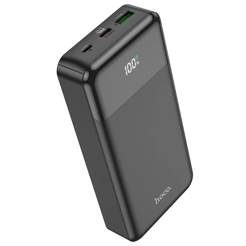 Універсальна Мобільна Батарея Power Bank Hoco J102A Cool figure PD20W+QC3.0 20000 mAh Чорний
