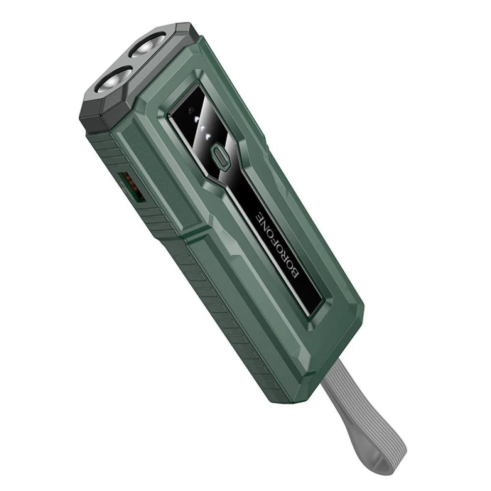 Універсальна Мобільна Батарея Power Bank Borofone BJ54 Graceful 22.5W+PD20W flashlight 10000 mAh Колір Зелений