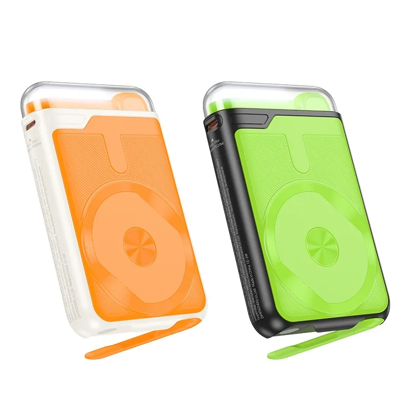 Універсальна Мобільна Батарея Power Bank Borofone BJ69 Skillful PD20W magnetic, night light 10000mAh Чорний