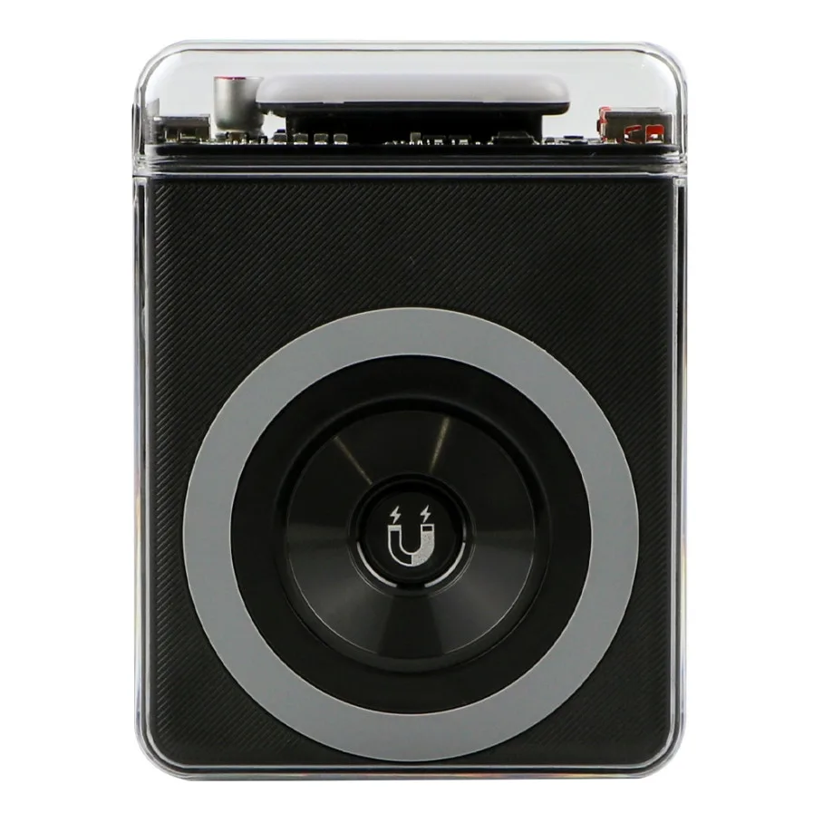 Універсальна Мобільна Батарея Power Bank XO PR226 Mini Transparent Magnetic Absorption 15W 10000mAh Чорний