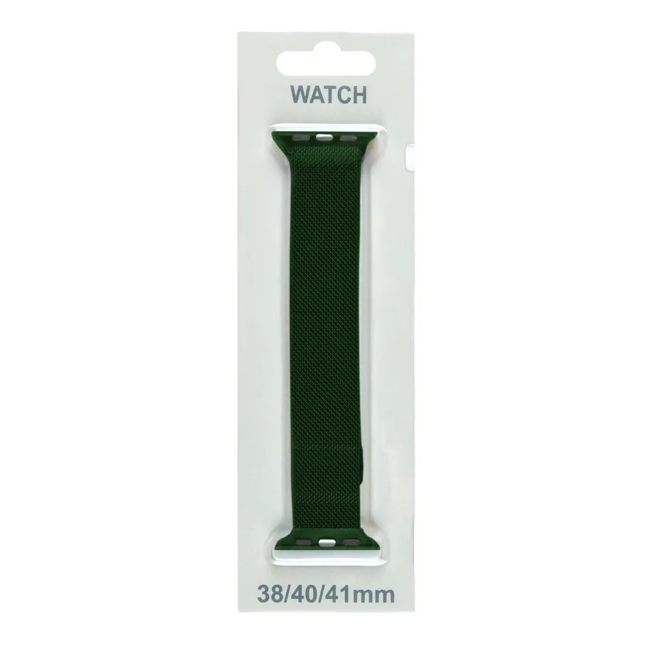 Ремінець для Apple Watch Milanese loop 38/40/41 mm Dark Green