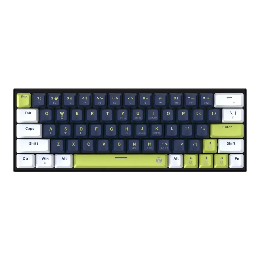 Клавіатура Ігрова Fantech ATOM63 MK874V2 Mori Blue Switch Синій