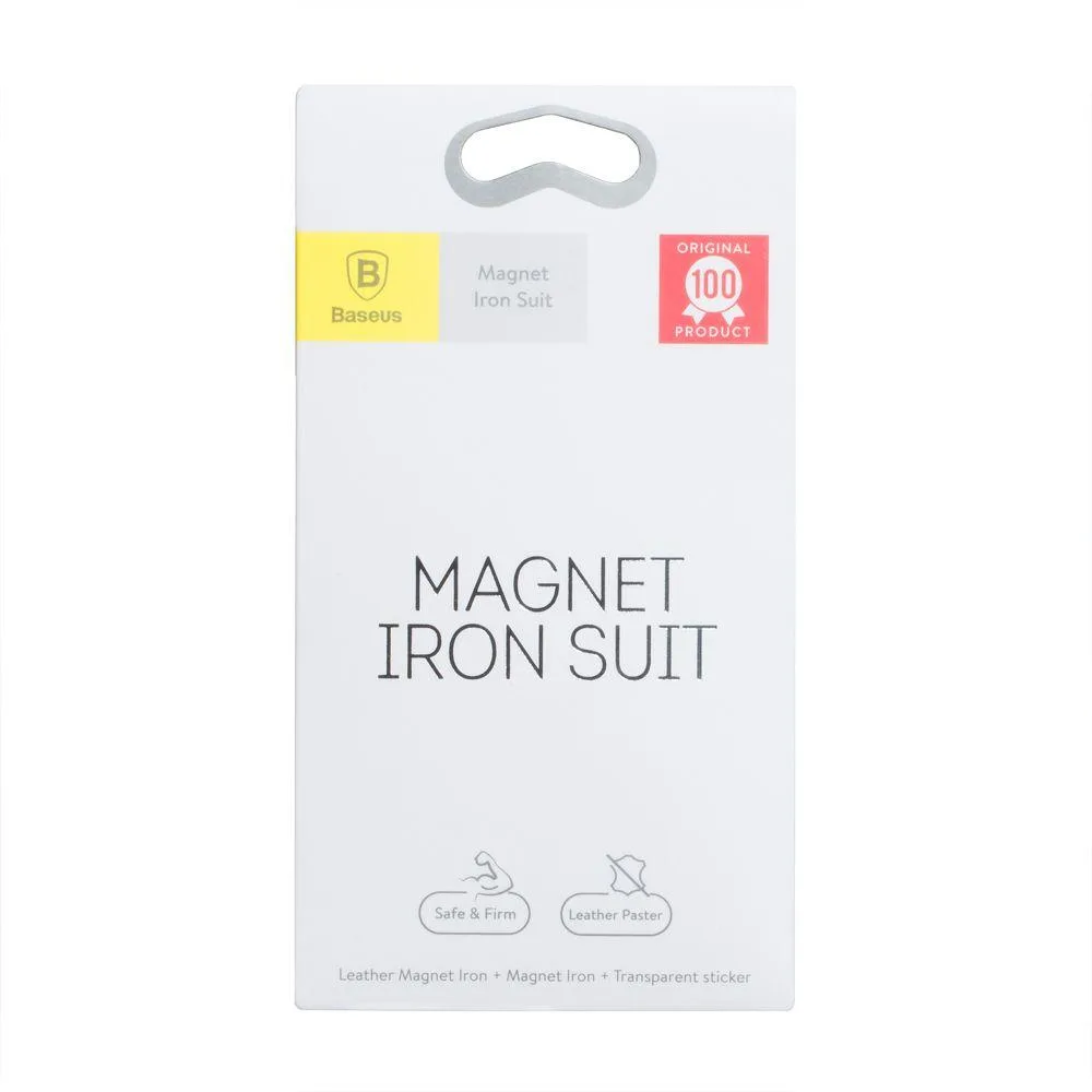 Метал Пластина Baseus Magnet Iron Suit ACDR-A Колір Сталевий, 0S