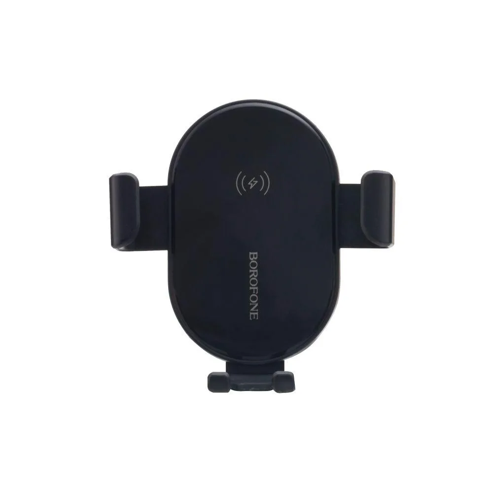 Тримач для телефона в автомобіль Borofone BQ5 Cherish Wireless Charging Колір Чорний