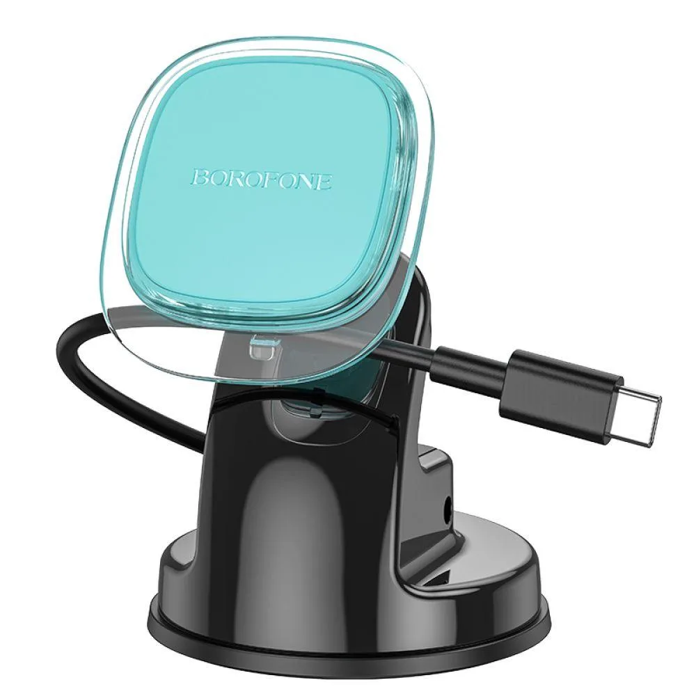 Тримач для телефона в автомобіль Borofone BH83 Clear magnetic Колір Зелений