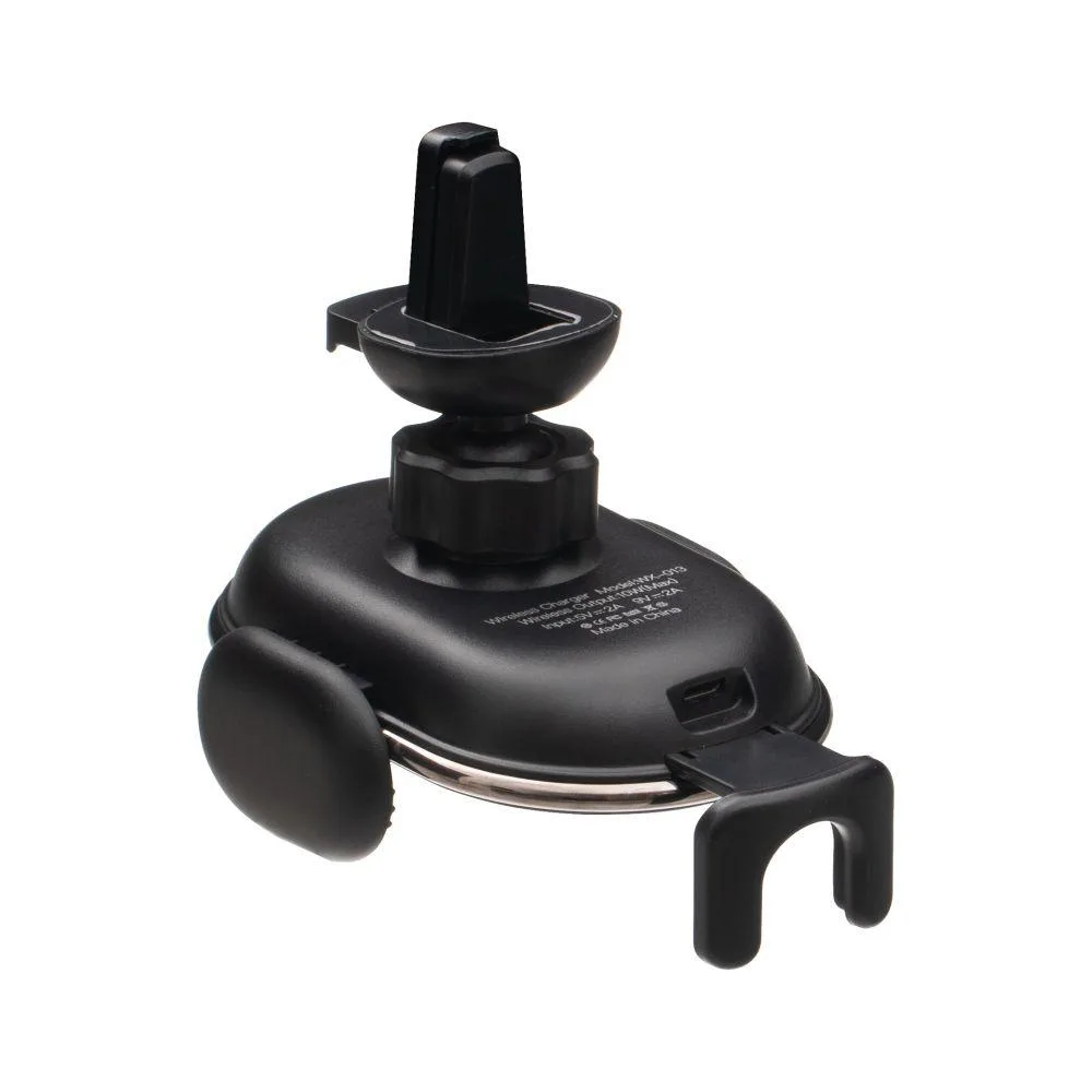Автотримач XO WX013 Auto Mounted + Wireless Charger Колір Чорний