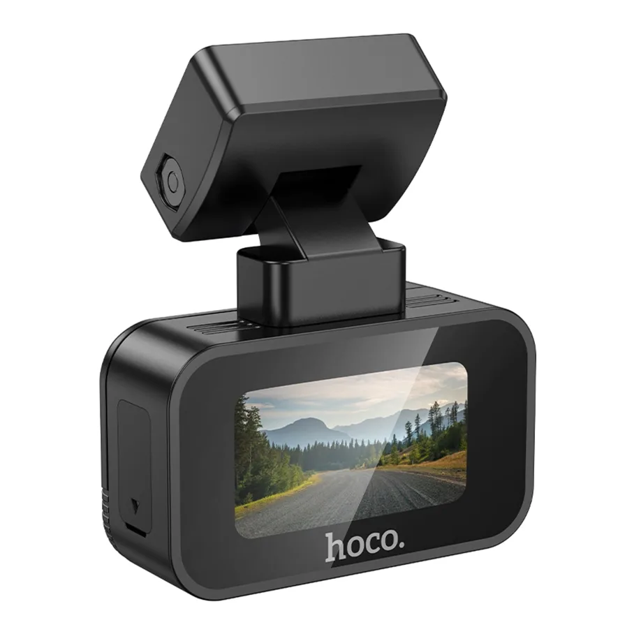 Відеореєстратор Hoco DV10 Mini 1.47-inch IPS 1080P@30fps/Wi-FI Чорний